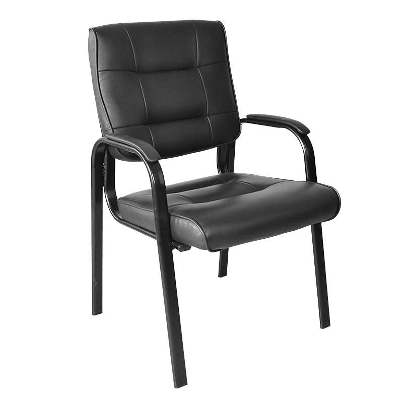 Kursi Penerimaan Sandaran Tangan Bantalan Belakang Tengah PU untuk Konferensi (Y-1755)