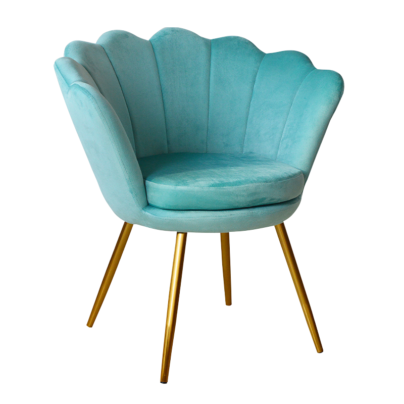 Kursi Aksen Santai Pot Bunga Beludru (X-5110)