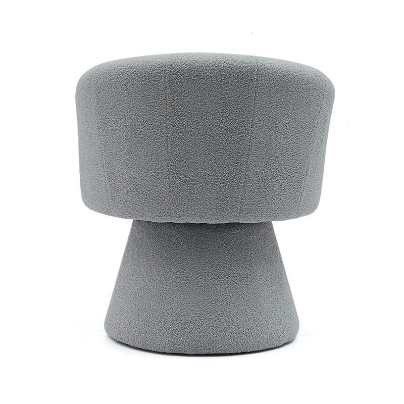 Abu-abu Gaya Santai Dalam Ruangan Nyaman Bantal Kursi Tebal Kursi Malas Aksen Hotel Putar Kursi Berlengan untuk Ruang Tamu (GY-646)