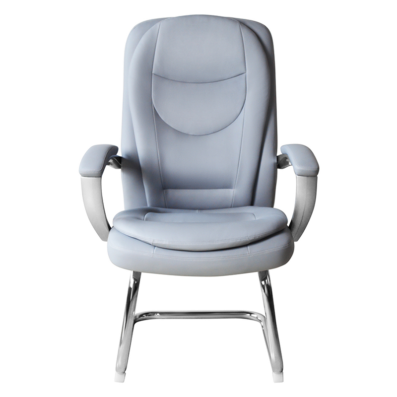 Kursi Konferensi Kulit Punggung Tinggi Modern Dengan Basis Krom Tetap (M-6124)
