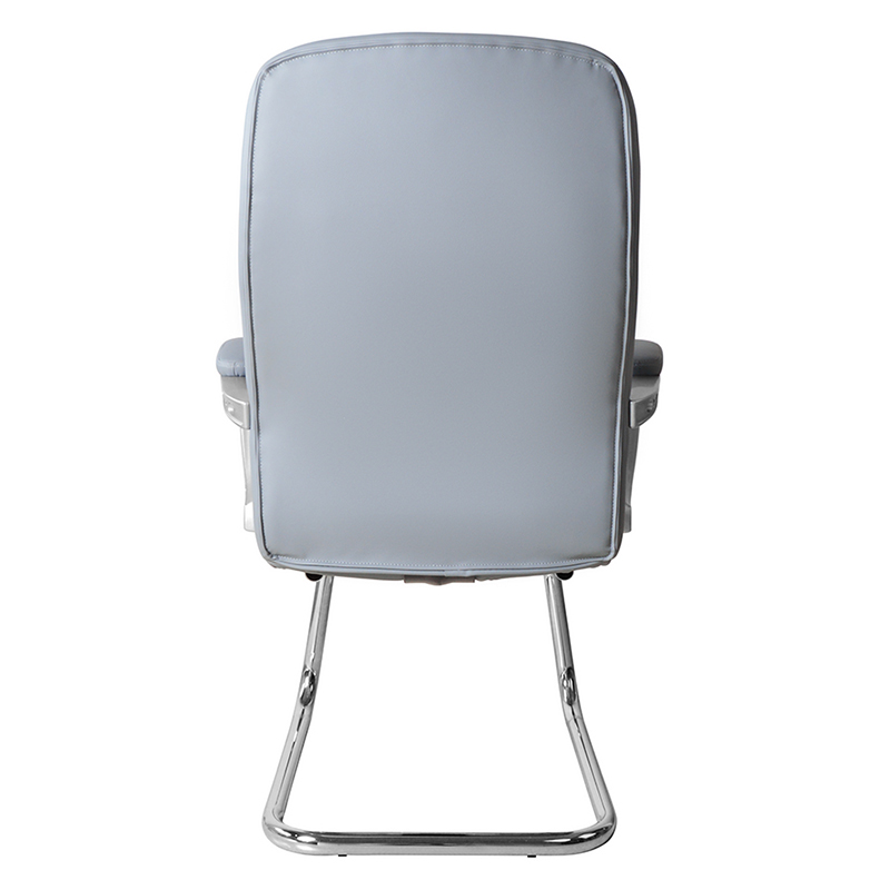 Kursi Konferensi Kulit Punggung Tinggi Modern Dengan Basis Krom Tetap (M-6124)