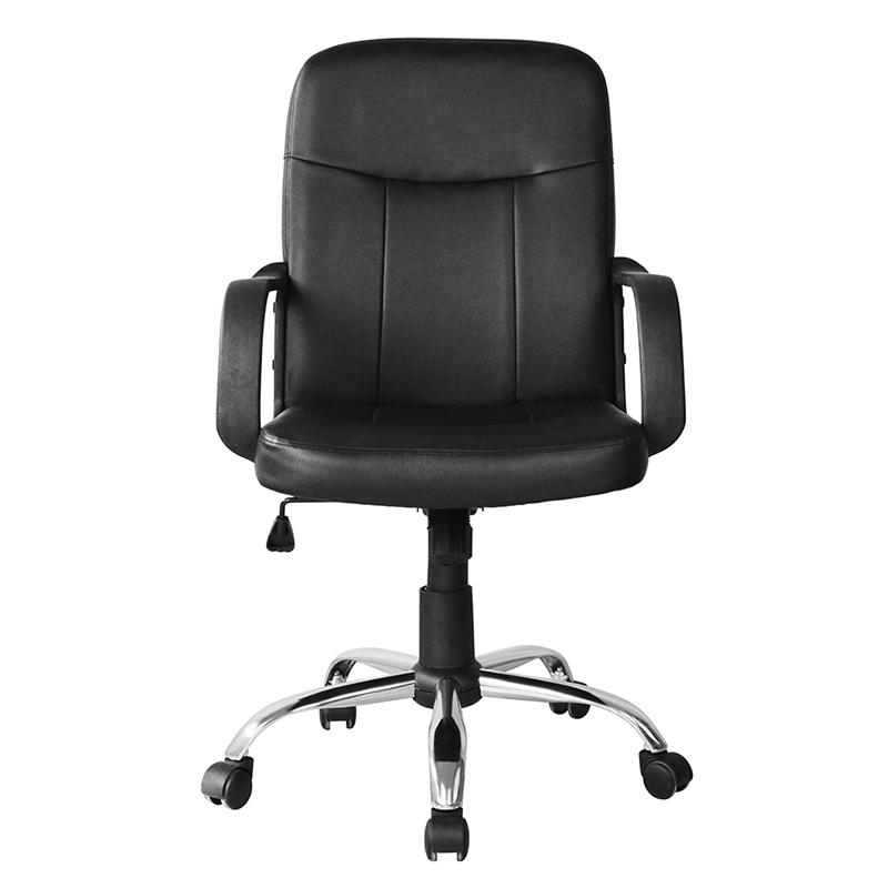 Kursi Kantor Tugas Sandaran Tangan PP Belakang Tengah dengan Alas Krom (Y-2744)