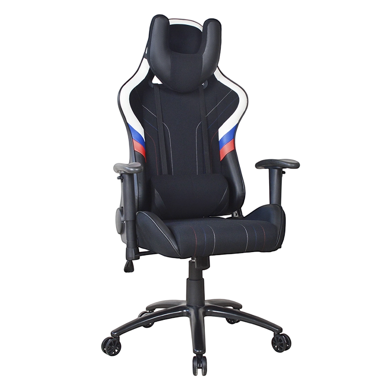 Kursi Gaming Balap Dasar Logam Lukisan Putar Sandaran Tangan 2D (T-7116)