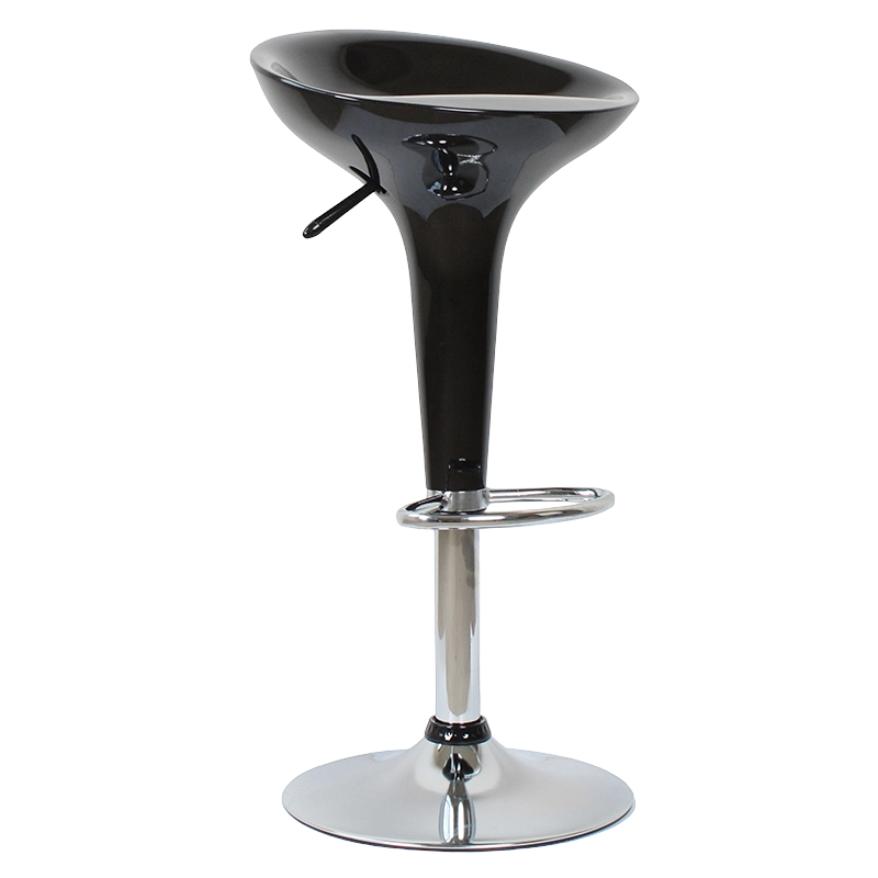 Kursi Bar Angkat Putar Plastik ABS Hitam (GY-901)