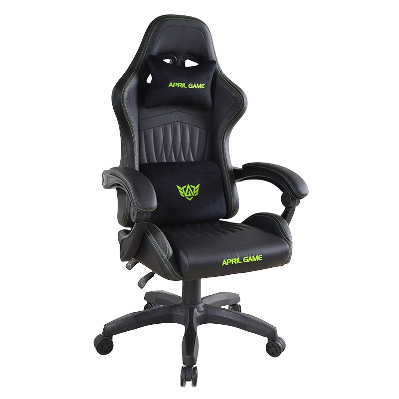 Kursi Gaming Kulit Sandaran Tangan PP yang dapat disesuaikan (T-7130)