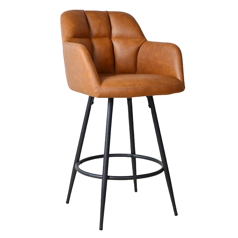 Kursi Bangku Tinggi Penghitung Punggung Rendah PU (X-5117B)