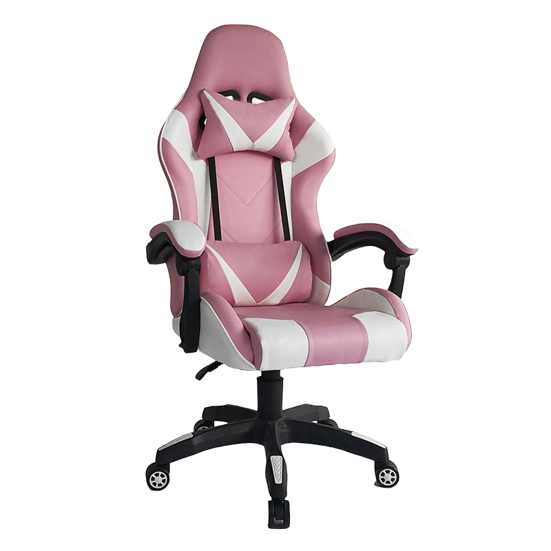 Kursi Gaming Silla Merah Muda yang Dapat Direbahkan Ergonomis Pro Profesional Ekstrim (Y-2438)