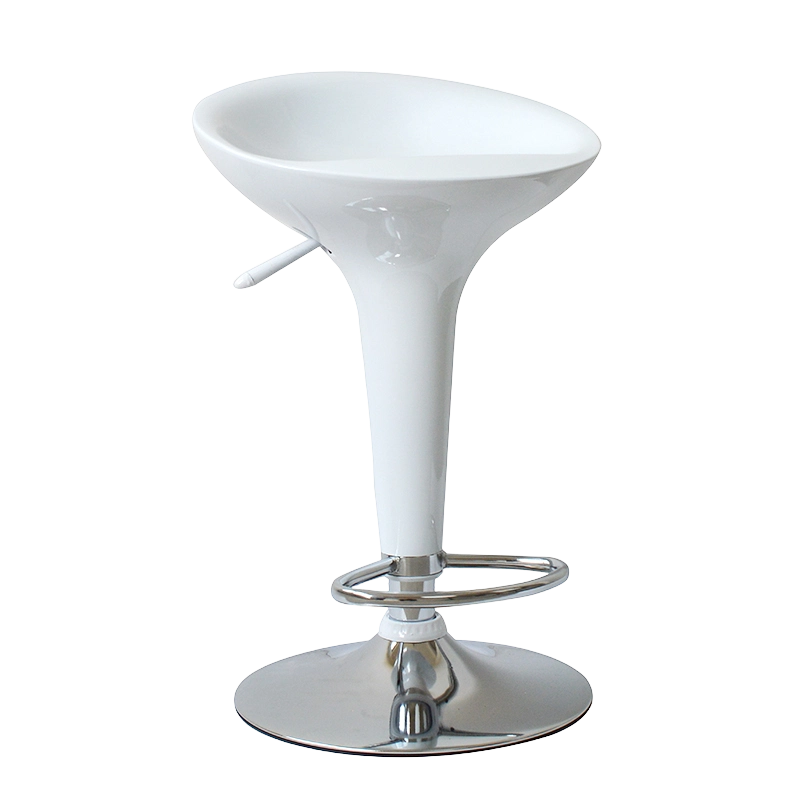 Kursi Bar Angkat Putar Plastik ABS Putih (GY-901)